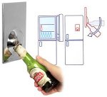 SuckUk Fridge Bottle Opener  from Suck UK