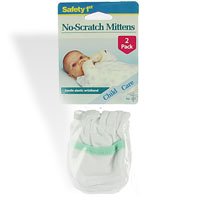 No-Scratch Mittens - 2 pair