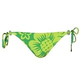 Roxy Happy Hawaiian Brazilian String Bikini Bottom - Women's