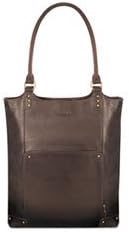 (3 Pack Value Bundle) USLVTA8043 Ladies' Bucket Tote, Full-Grain Leather, 13-1/2 x 4-1/2 x 17-1/4, Espresso