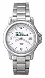Marshall Thundering Herd NCAA We are Marshall Men's Chrome Varsity Watch with Stainless Steel Bracelet Strap