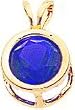 14K Gold Amethyst February Bezel Pendant Jewelry New |B