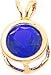 14K Gold Amethyst February Bezel Pendant Jewelry New |B