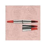 Vice Dual Function Pen, Black Gel Ink, Yellow Fine Line Marker, Silver/Red (CROAT00353) Category: Multi-function Pens