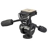 Slik SH-807E Heavy-Duty 3-Way Pan Tripod Head with Quick Release, Capacity: 15 lbs.
