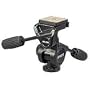 Slik SH-807E Heavy-Duty 3-Way Pan Tripod Head with Quick Release, Capacity: 15 lbs.