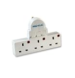 Review Ex-Pro  / Ex-Pro Switch Adaptor 3 Gang, Three way switched adaptor that plugs directoy into a 13A socket giving three outlets, without the need for an extension lead. Colour coded neon switches and indicators. Conforms to BS1363/A