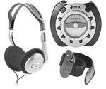 Jeep JX-DA300 Digital AM / FM Armband Radio with Headphones