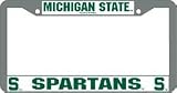 Michigan State Spartans Chrome License Plate Frame - SET OF 6 - Sports Merchandise