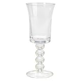Pearl 8 oz. Stem Clear Acrylic Plastic Wine Glasses