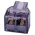 SANWA SUPPLY TEL-642CBK テレフォン分配カプラー