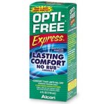 Opti-Free Express Lasting Comfort No Rub Contact Lens Solution, 4-Ounce Bottles (Pack of 4)