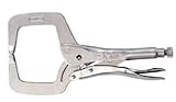 9 In `C` Clamp w/ Regular Tip - 4-1/2 In Jaw Adjustment