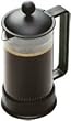 Bodum Brazil Shatterproof 3 Cup French Press Coffee Maker with SAN Beaker - Black
