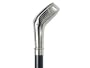 Walking Stick / Cane with Golf Club Handle, Nickel-Plated (Made in Italy)