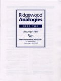 Ridgewood Analogies, Book Two, Answer Key
