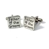 Pewter Father of the Groom Cufflinks