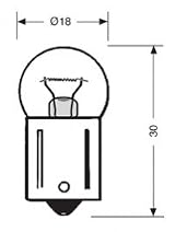 (207) 12V 5W, Sidelight Bulbs, Single Contact, Pack of 10