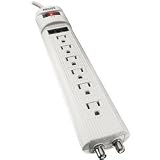 6-Outlet Surge Suppressor with Coax and Phone Line Protection