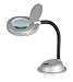 3-Diopter Magnifying Desk Lamp - Silvertone