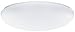 Lithonia Lighting FM 54 ACLR LP M4 Two-Light Fluorescent Flush-Mount Ceiling Fixture, White Acrylic Globe