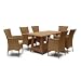 Rattan Synthetic All Weather 13 Piece Set With Free Cushions