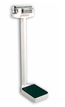 DETECTO 437 Eye-Level Physician/Hospital/Doctor Scale (400 lb x 4 oz Capacity)