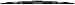 PIAA 95045 Super Silicone Black Wiper Blade, 18