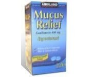 Kirkland Signature Mucus Relief Chest Guaifenesin 400 mg Expectorant - 200 Immediate Release Tablets, Compare to Active Ingredients in Mucinex