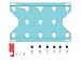 Chief PSM-2045 - Mounting kit ( wall mount ) for flat panel - steel - black - screen ...