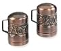 Old Dutch International 4? Inch Antique Embossed Stovetop Salt & Pepper Set