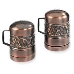 Old Dutch International 4? Inch Antique Embossed Stovetop Salt & Pepper Set