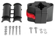 Dieffe Replacement Bracket, Black/Red