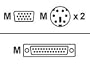 12ft Keyboard Mouse & Video Zip Cable