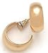 Monet Small Flat C Hoop Earrings