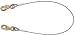 KLEIN TOOLS Lanyard, Aircraft-Cable, 2 Locking-Snaps, 6' Long Part No. 87415