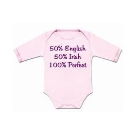 Create Your Own Slogan On A Baby Grow Pink 0 - 6 months