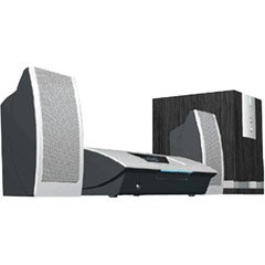 Hollywood-at-home Theater Black System DVD Player Speakers Remote