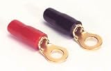 Terminals & Kits: Gold Ring 8 AWG 1/4" 2 Pair