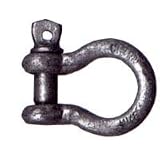 6 Pack of 80388 3/8 SCREWPIN SHACKLE