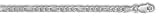 Sterling Silver 18 Inch X 3.0 mm Figaro Chain Necklace - Italian