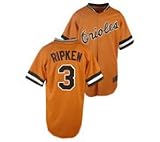 Baltimore Orioles Cooperstown Replica B. Ripken Orange Throwback Jersey