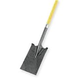 Westward 3YU80 Sq Point Shovel, 28.7 Inch Handle