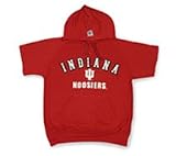 Indiana Hoosiers Hooded Short Sleeve Sweatshirt