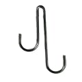 Enclume DLH-HS Double Level Hook, Set of 6, Hammered Steel