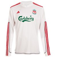 Liverpool European Away Shirt 2009/10 - Long Sleeved - Kids