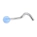 Sky Blue Beach Ball Nose Ring