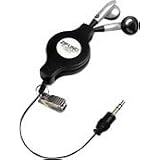 Earbuds, Retractable, Stereo, w Clip (MP3 Players, CD Players, Portable DVD), Zip-Linq * by DVD Player