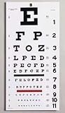 Snellen Eye Chart 22 L x 11 W