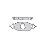 Drive Medical 13226D Dacron 2-Piece Commode Slings Seat & Back